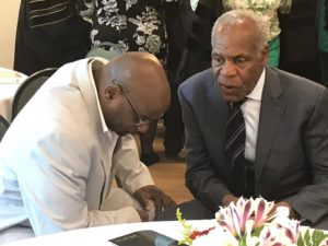 Joe Young and Danny Glover Sitting 2019